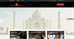 Desktop Screenshot of flavorsofindia.net