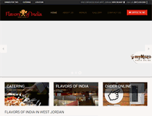 Tablet Screenshot of flavorsofindia.net