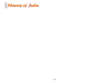 Tablet Screenshot of flavorsofindia.co.uk